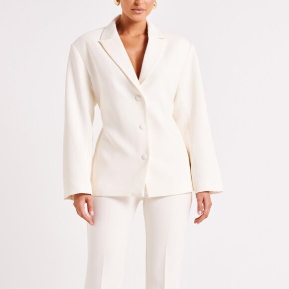 Meshki - Ivory Blazer SIZE L - Picture 1 of 5